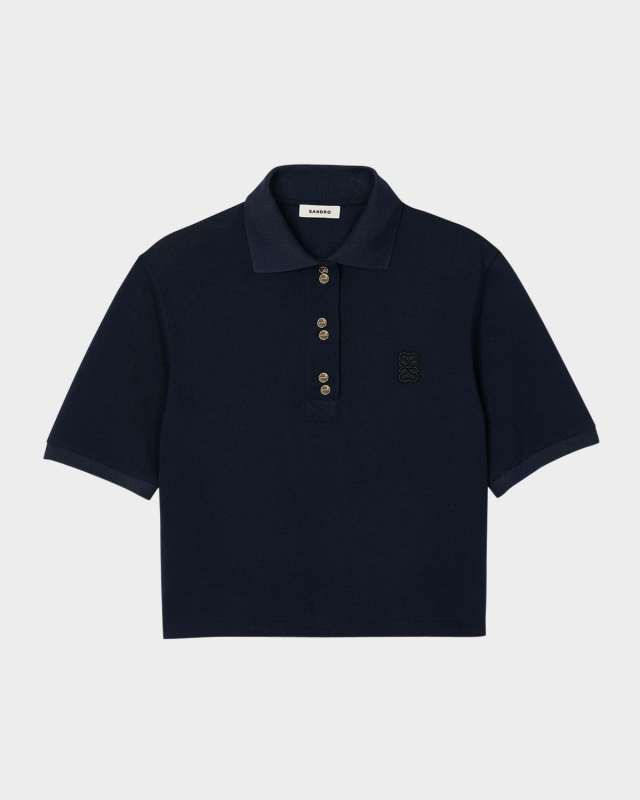 Polie Logo-Embroidered Polo